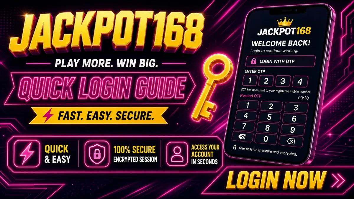 Login JACKPOT168 — Panduan Cepat ke Checklist